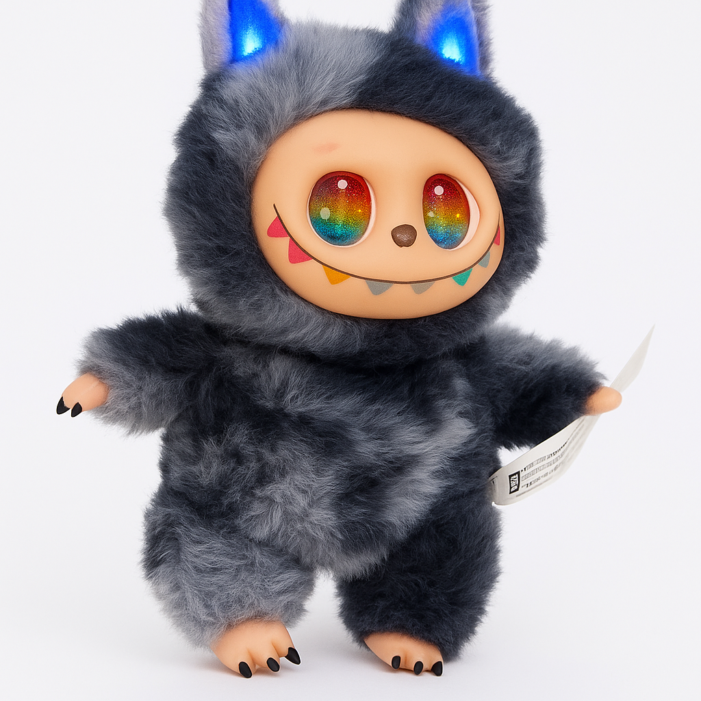 Figurină tip LaBubu Monsters Seria 3 – Interactivă, cu sunete și lumini