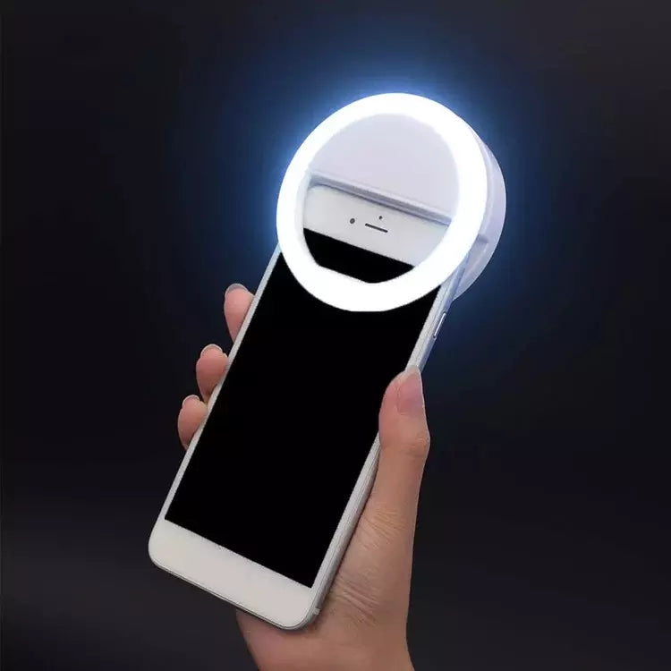 Lumină Selfie LED cu 36 LED-uri – Mini Ring Light USB, 3 Trepte, Clip Universal pentru Telefon, Laptop, Machiaj, TikTok, Vlogging