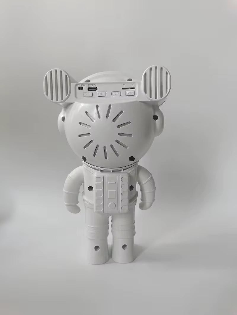 Proiector Astronaut Galaxy Light cu muzică Bluetooth, telecomandă și efect cer înstelat – lampă de atmosferă pentru copii și adulți - Mara Box