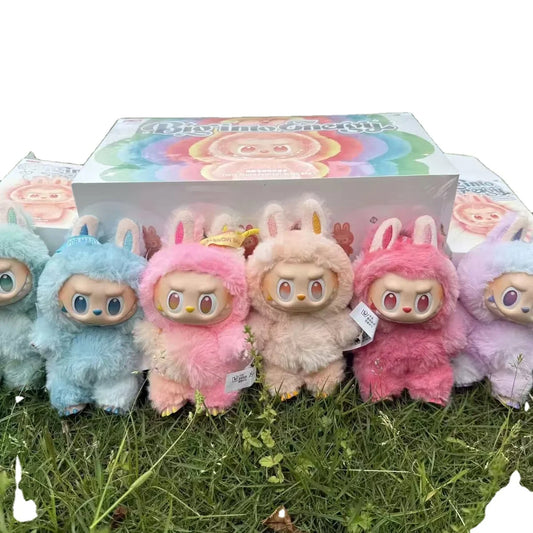 Set 6 figurine de pluș The Monsters – Blind Box colecționabil, kawaii 18 cm