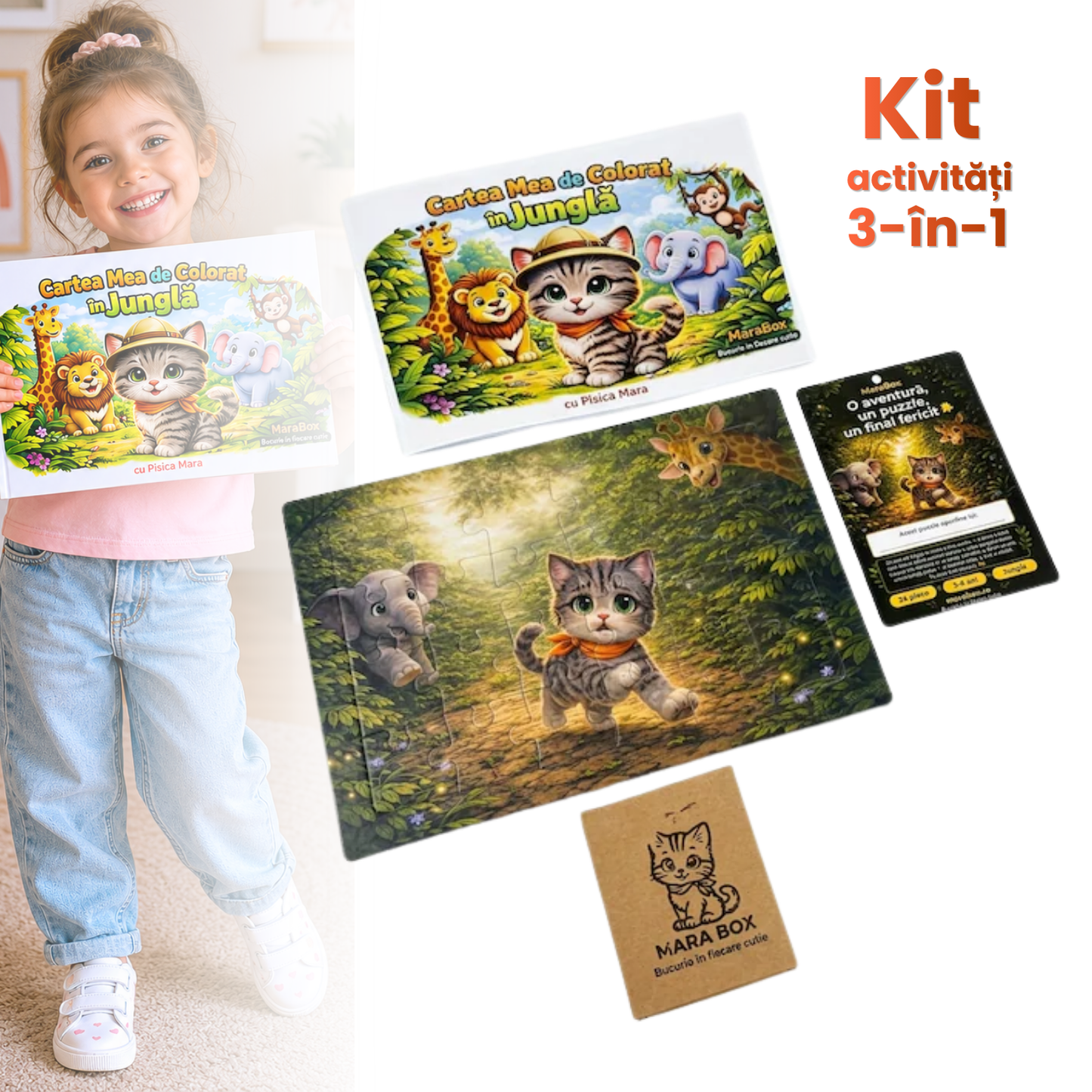 Kit activități copii 3-6 ani MaraBox