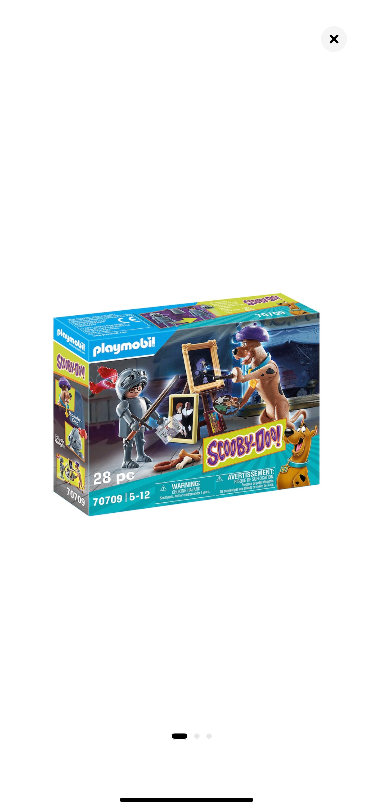 Playmobil  Scooby-Doo 70709 – Misterul Cavalerului Negru | Figurine cu Transformare | Set Original Copii 5–12 A - Mara Box