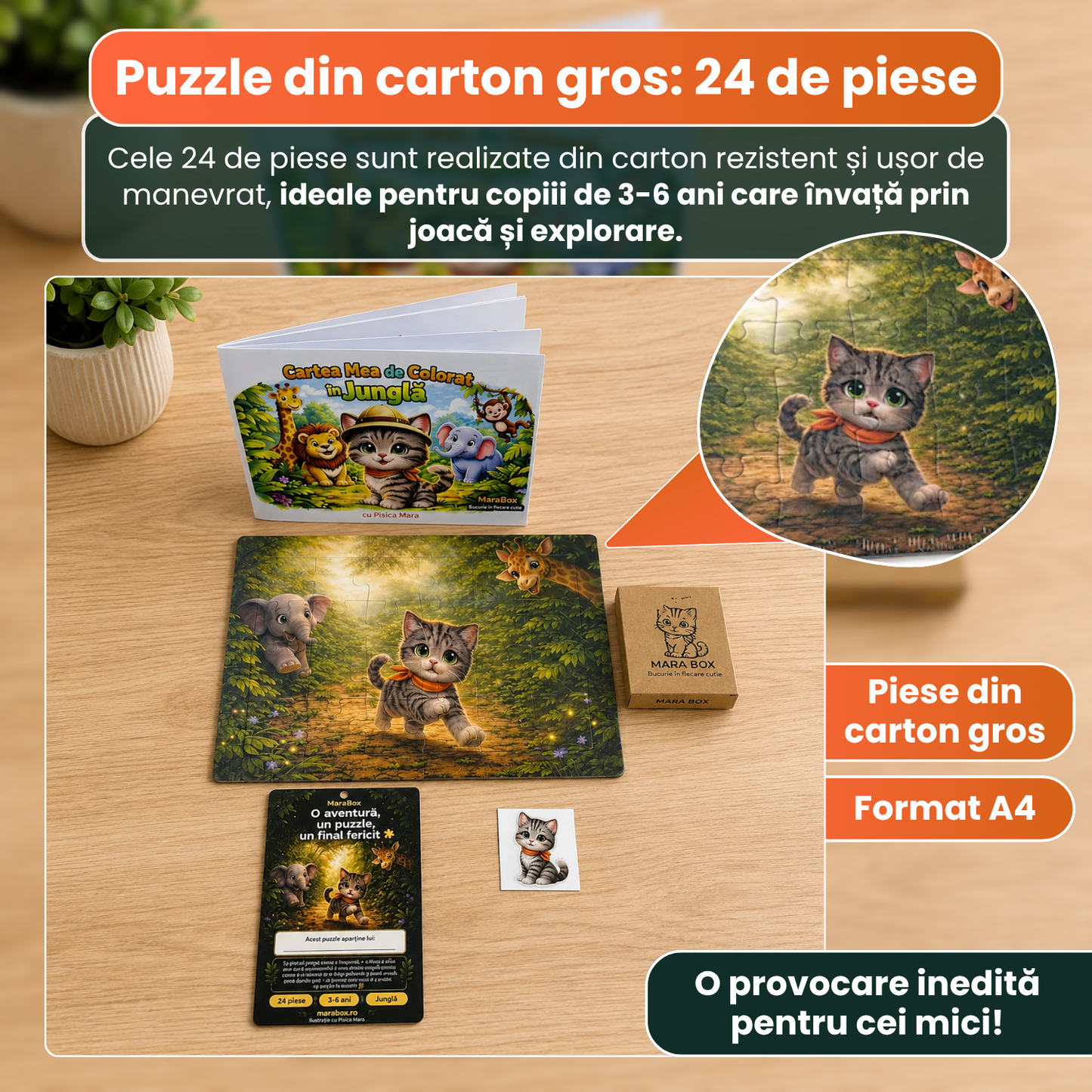 Kit activități copii 3-6 ani MaraBox