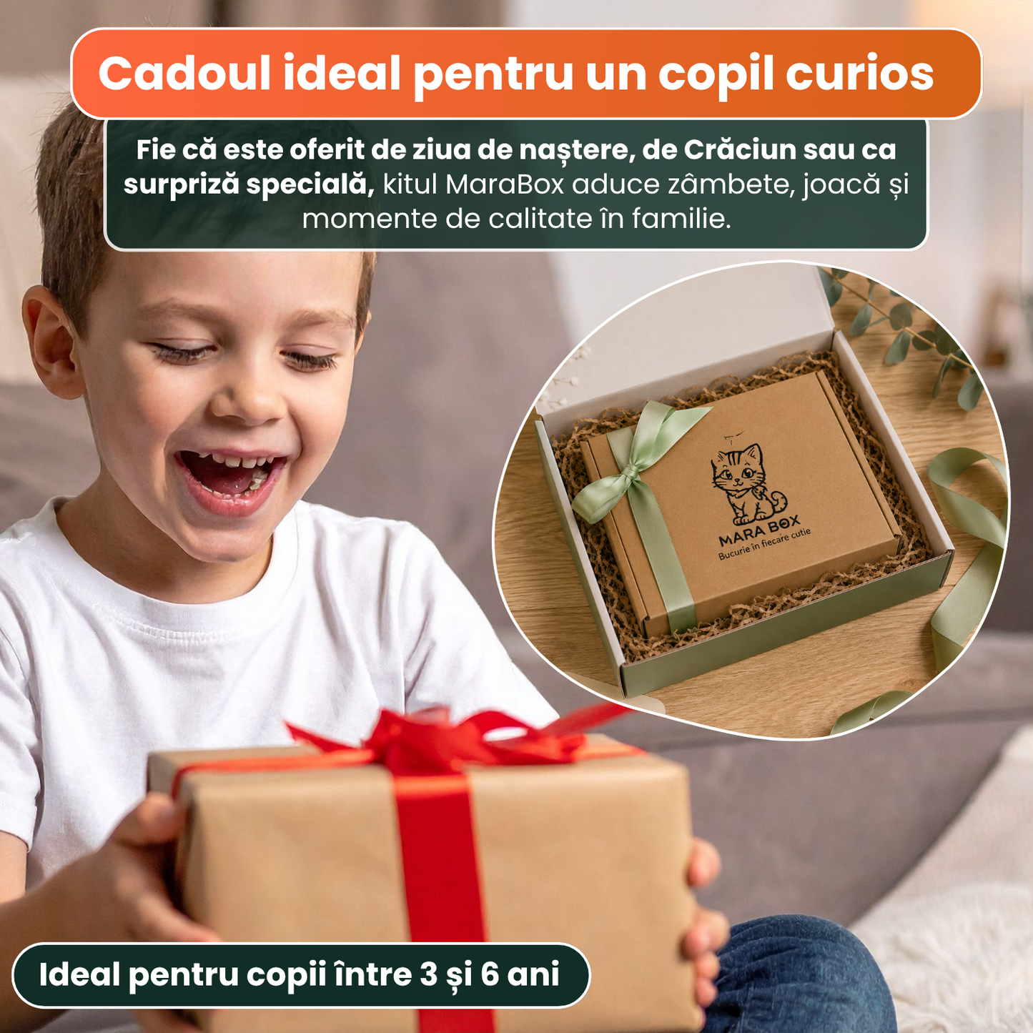 Kit activități copii 3-6 ani MaraBox