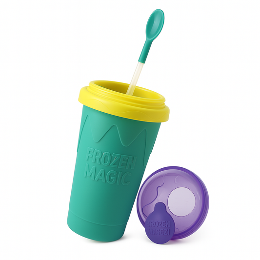 Pahar Magic pentru Granita 350ml – Răcorește-te Instant Vara cu Desertul Perfect, Fără Gheață!