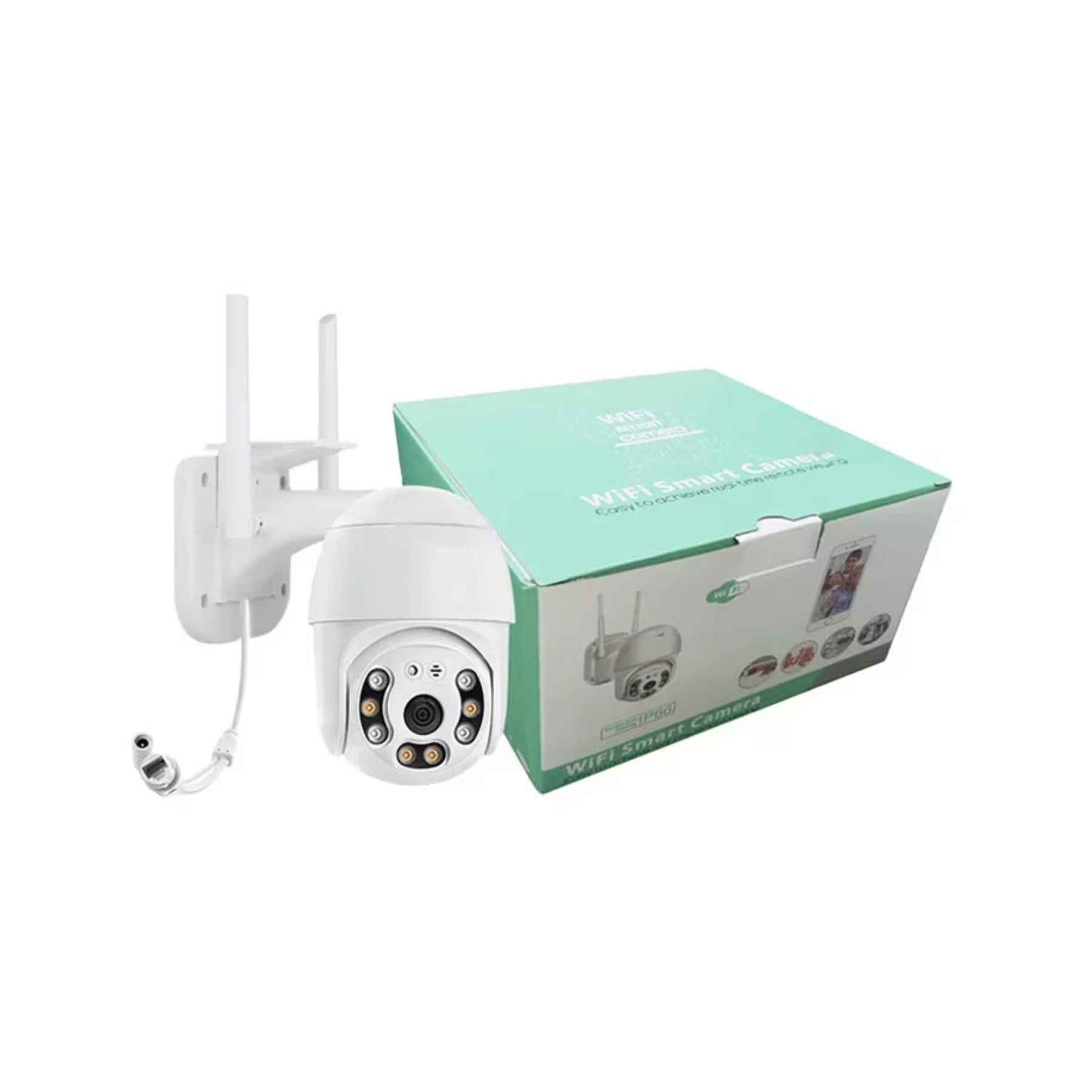 Camera Supraveghere WiFi Smart 1080p – MicroSD Cadou, Viziune Nocturna, Audio Bidirectional, Exterior/ interior - Mara Box