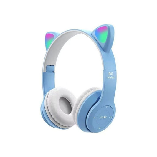 Casti Wireless Bluetooth, 16x19cm, Pliabile, Model Urechi de Pisica