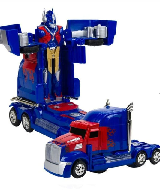 Camion Robot Transformabil 2 în 1 cu Telecomandă, Lumini și Sunete